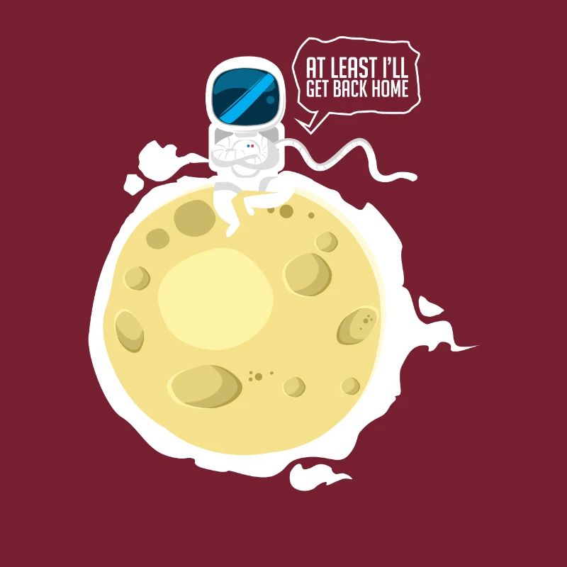 Astronaut Lune Sort Bande dessinée Espace Univers