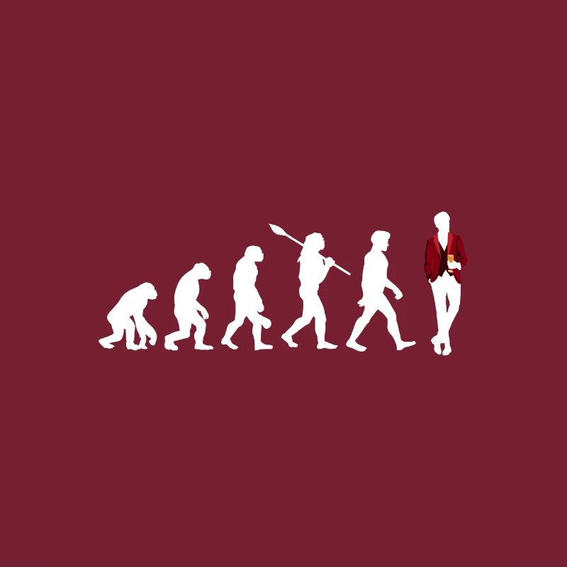 Evolution des Weintrinker