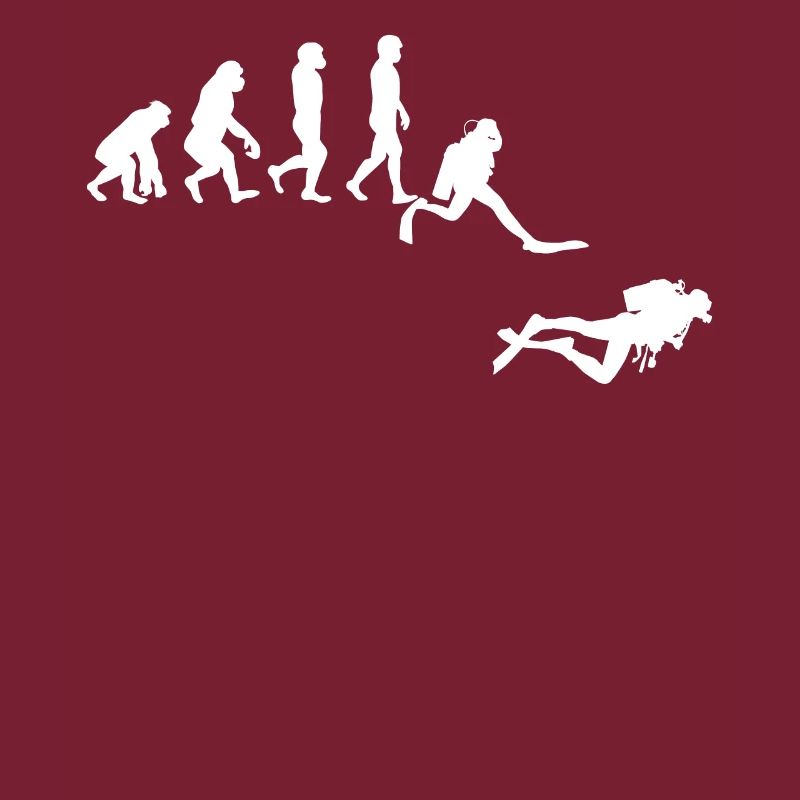Evolution Tauchen Taucher Scuba Diving Geschenk