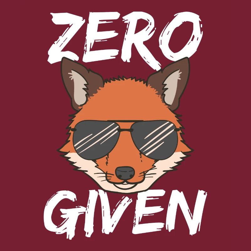Fuchs Sonnenbrille Zero Fox Given Tshirt Geschenk