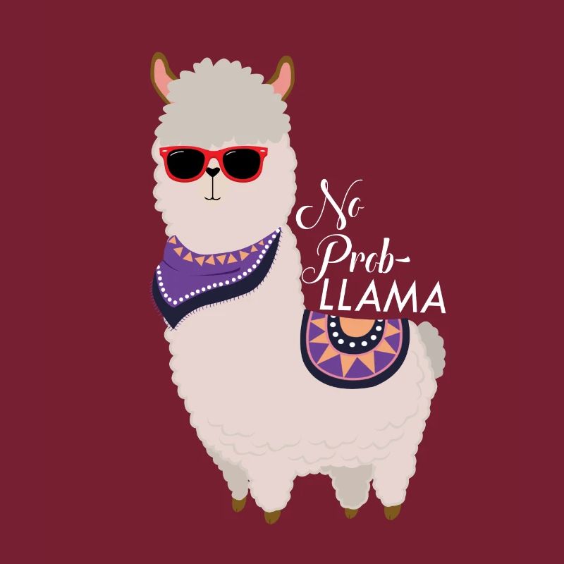 Kein Problem - Cooles Alpaka Lama