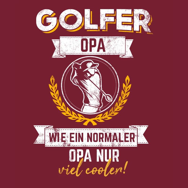 golfen golfer opa geschenk