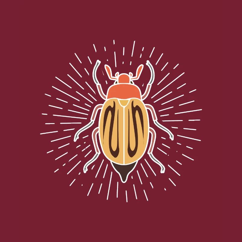 Cockchafer insect May spring summer grub