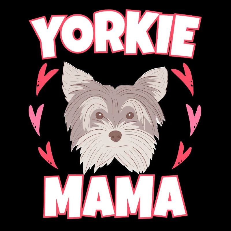 Yorkie Mom Yorkshire Mutter Hund Yorkshire Terrier