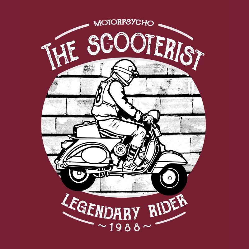 Das Grafikdesign des Rollers