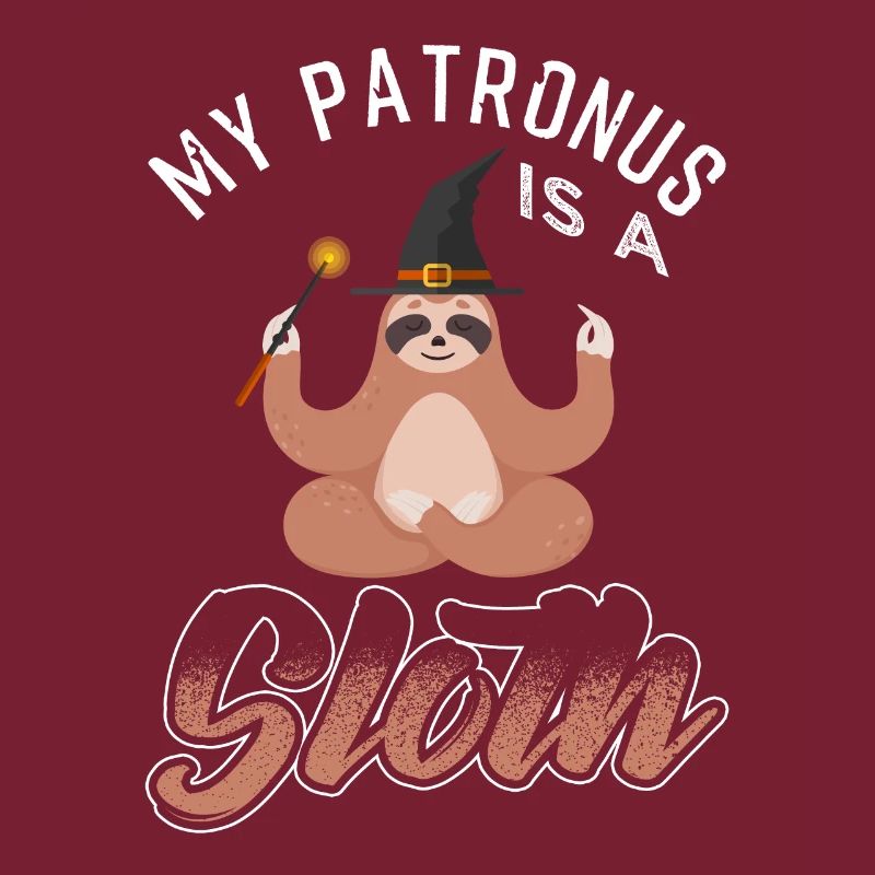 My Patronus Is A Sloth Cute Wizard Lovers