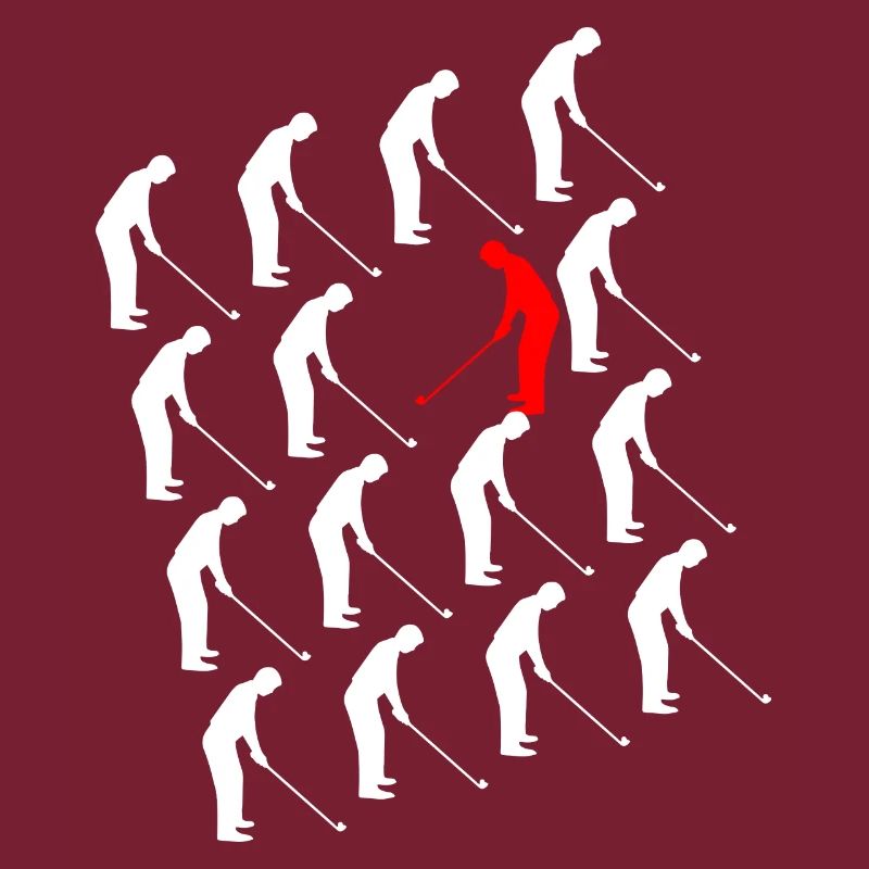 Golf Geschenk Golfschwung Golfplatz sei anders