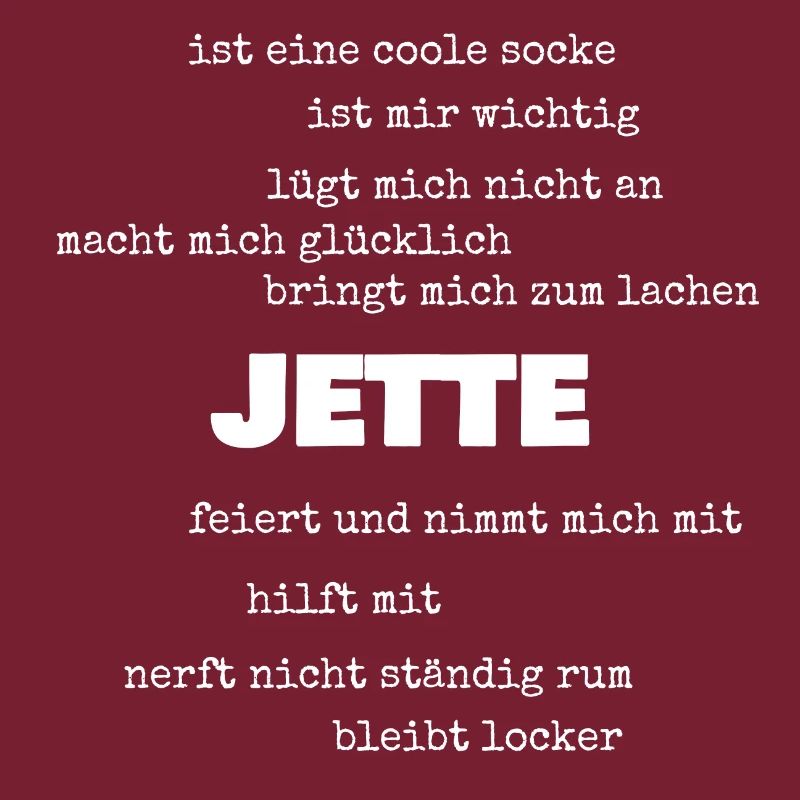 Spruch Jette