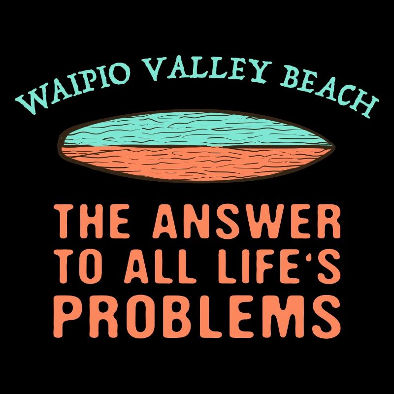 Waipio Valley Beach Answer To All Life's Problems