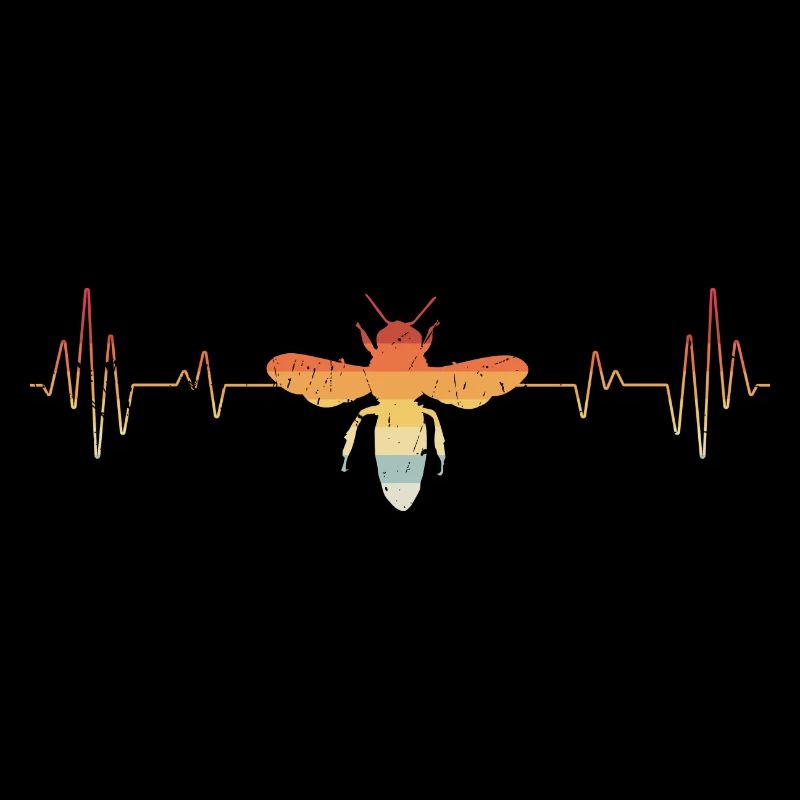 Herzschlag Biene Imker Honig Bienen Flüsterer Puls