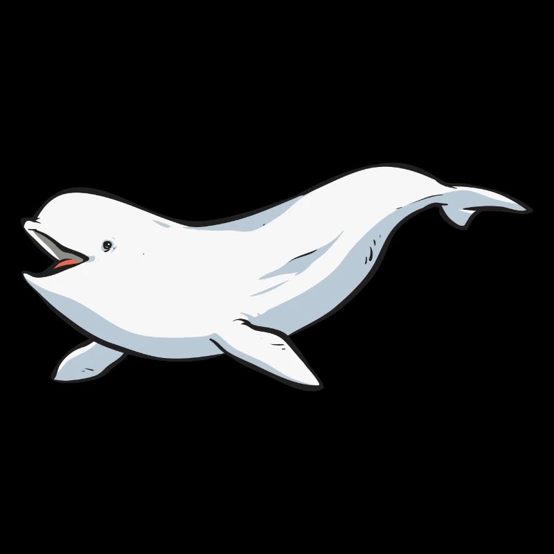 Weißwal Beluga Wal