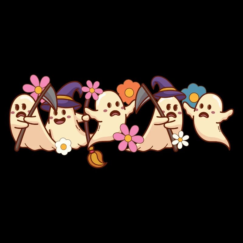 Halloween Spooky Season Boo Ghost Witch Grim