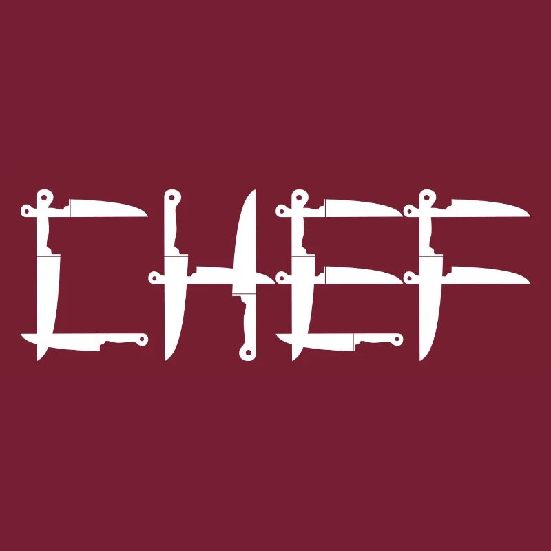 Chef Couteau Cuisinier Idée Cadeau Drôle