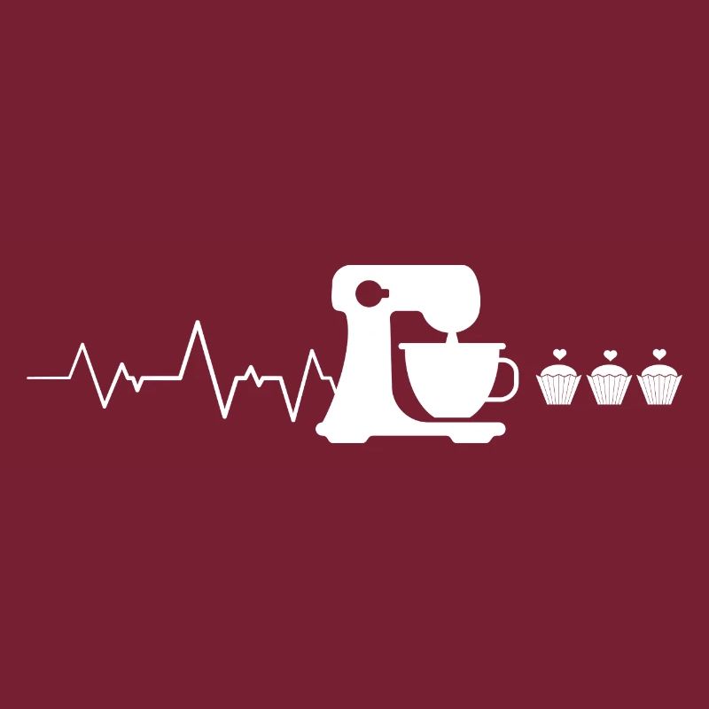Baking Heartbeat Funny Pastry Baker Baking Gift