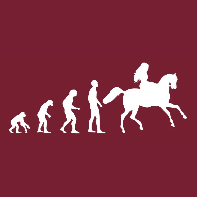 Evolution - Reiter - Reiten - Pferd - Geschenkidee