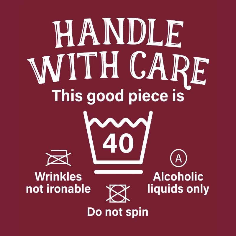 Handle With Care Vierzig Geschenk 40. Geburtstag
