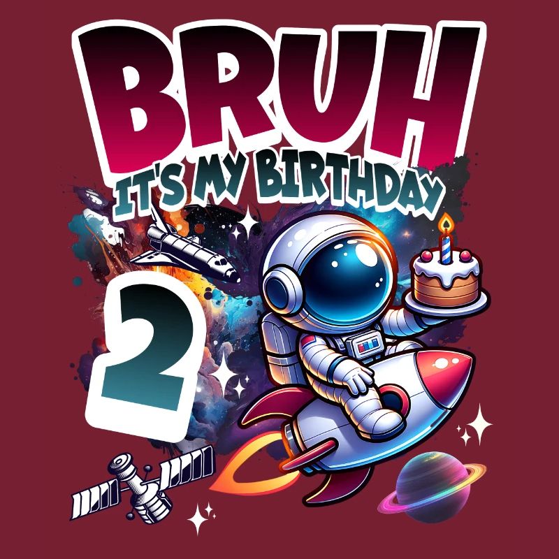 Astronaute 2e anniversaire Espace