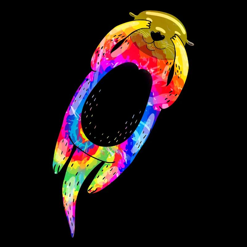 Loutre Tie Dye