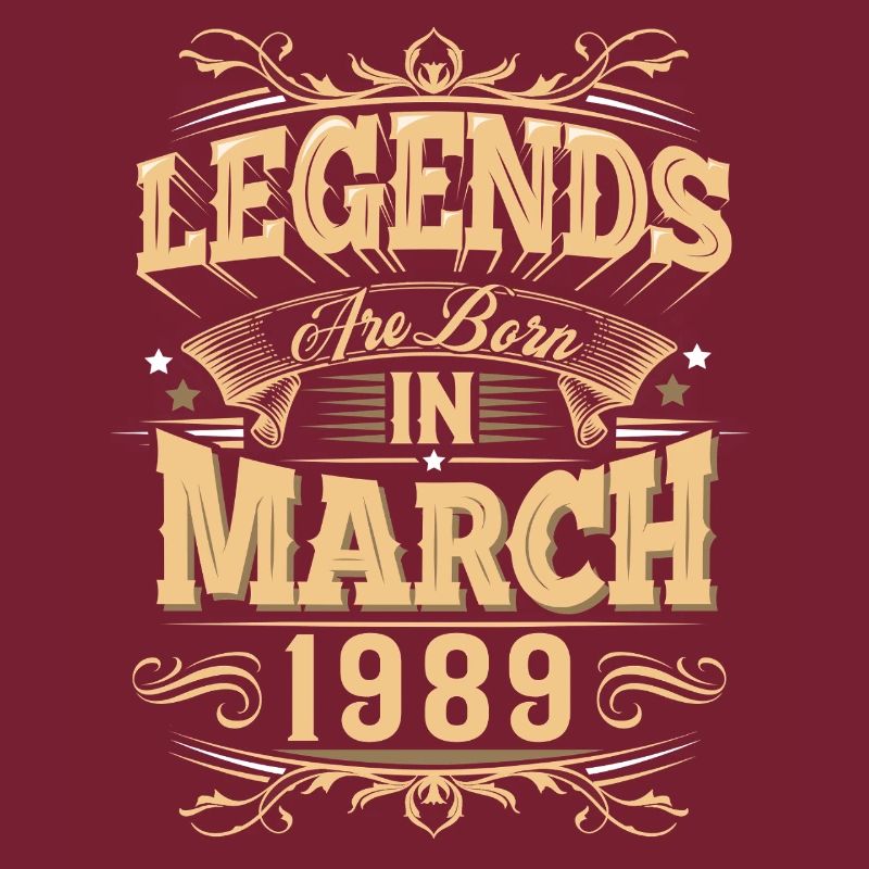 March 1989 Birthday Legend