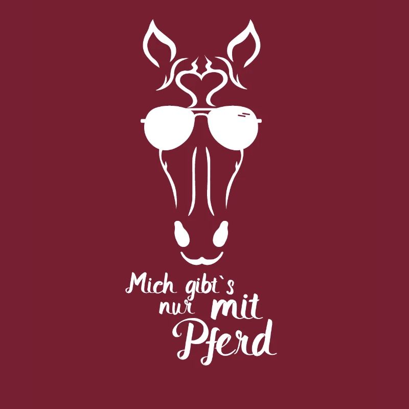 Pferde Tshirt Nur mit Pferd