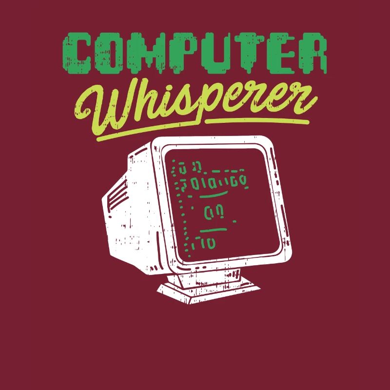 Computer Whisperer Nerd Gamer Programmierer Geek