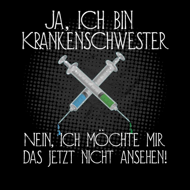 Krankenschwester Spritze anschauen Spritz Geschenk