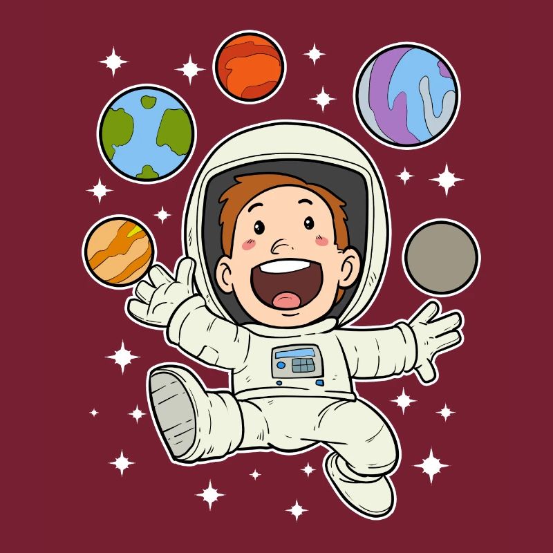 Astronaute planète étoile espace espace spatial