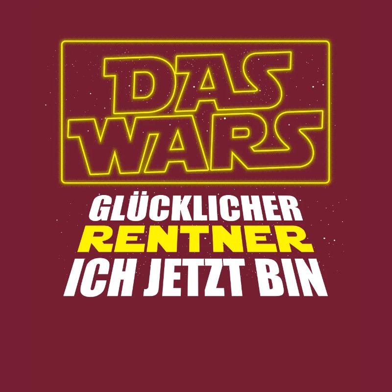 Das Wars glücklicher Rente Pension Geschenk