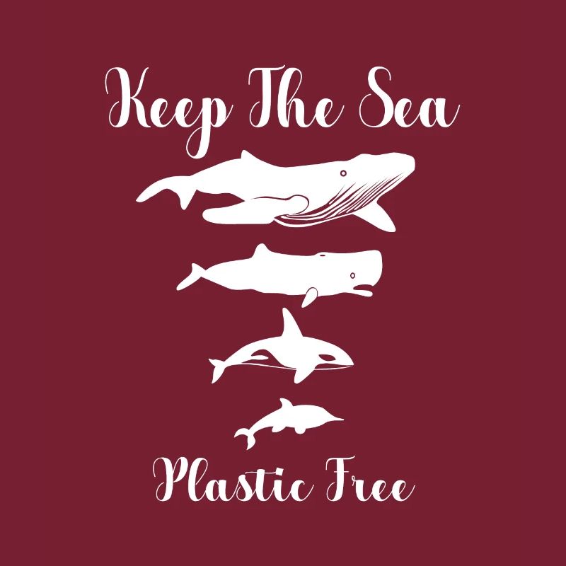 Keep The Sea Plastic Free Whale Dolphin Gift