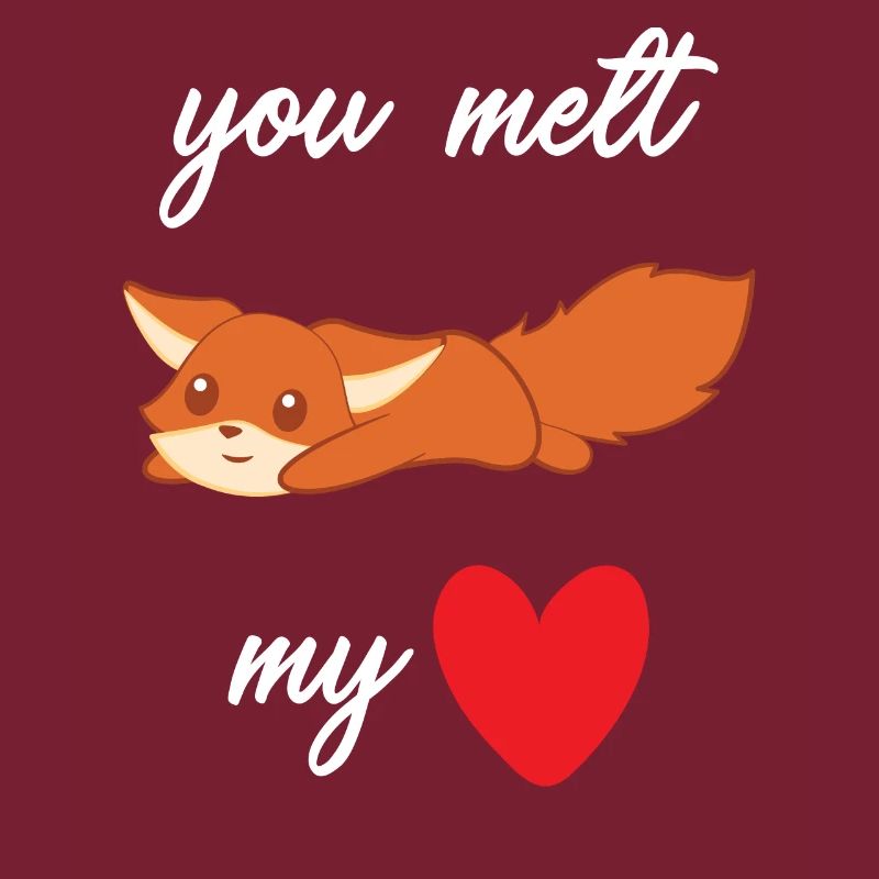 Fox - Cute Fox - Fox Lover - Fondre mon coeur