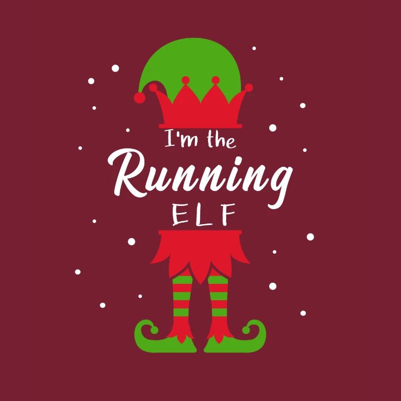 Running Elf Christmas for runners Joggers en cours d'exécution