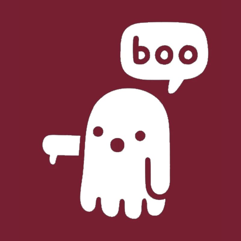 boo funny ghost for hallween