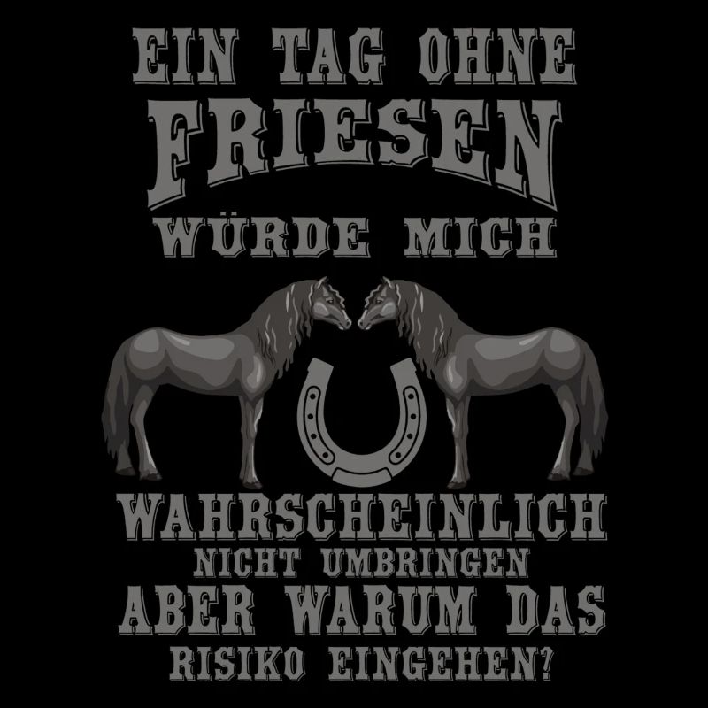 Friesen sind wunderbare Pferde