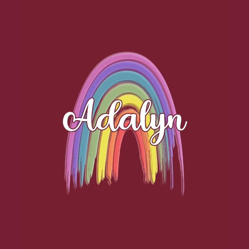 AALIYAH Arc-en-ciel Cursive