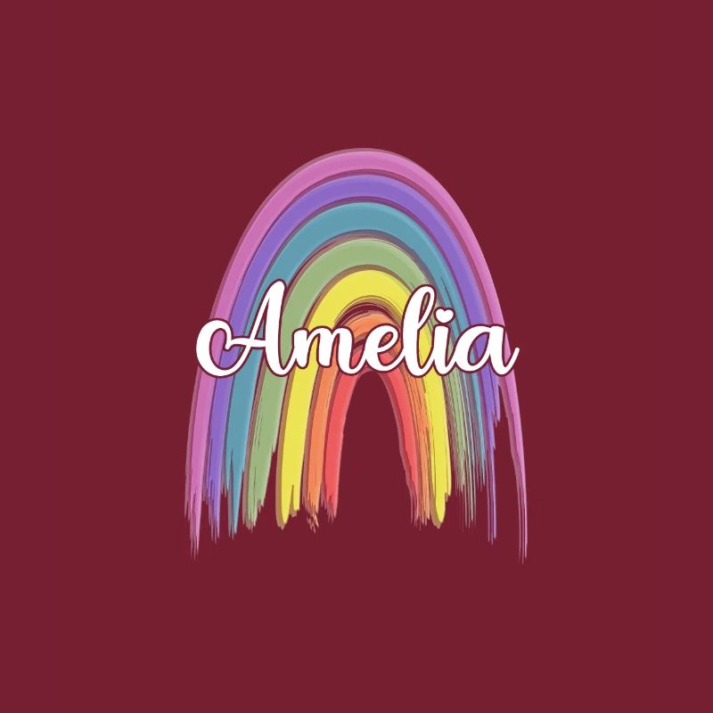 AMELIA Rainbow Cursive