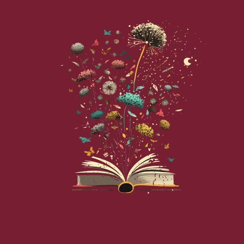 Löwenzahn Bücher Cool Blumen Bibliothekar Lesespaß
