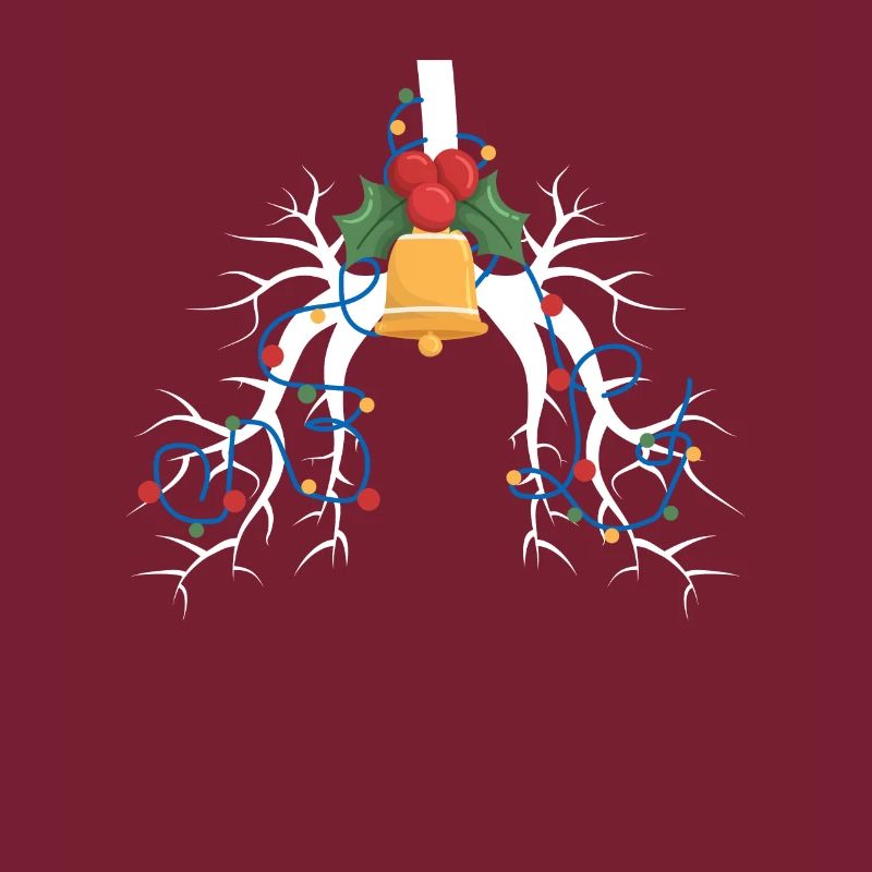 Ventilation Therapy Lung Christmas String Light