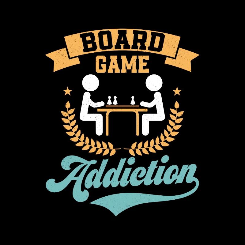 Board Game Addict Nerd Gamer Tabletop Player