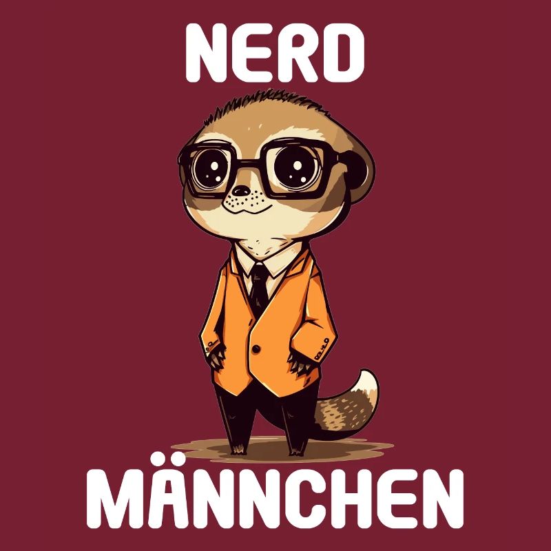 Nerdmännchen Junge Jungen Erdmännchen Nerdy Nerd