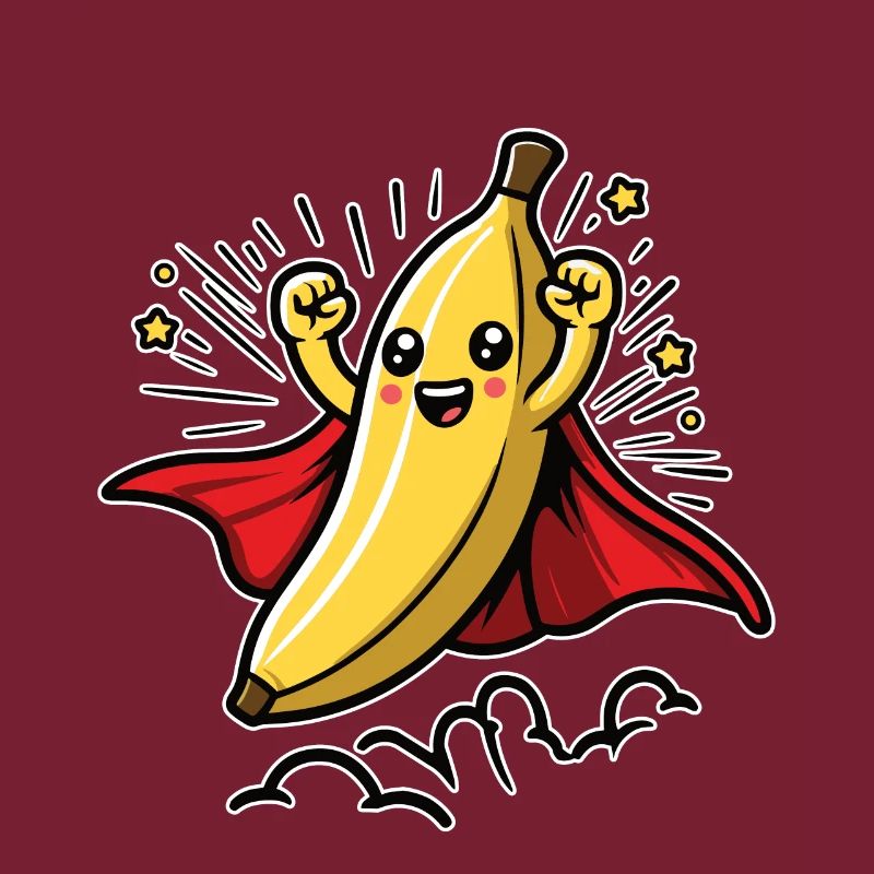 Banane Superheldin