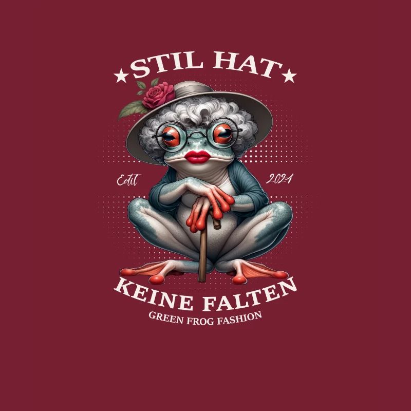 Toad with hat and style