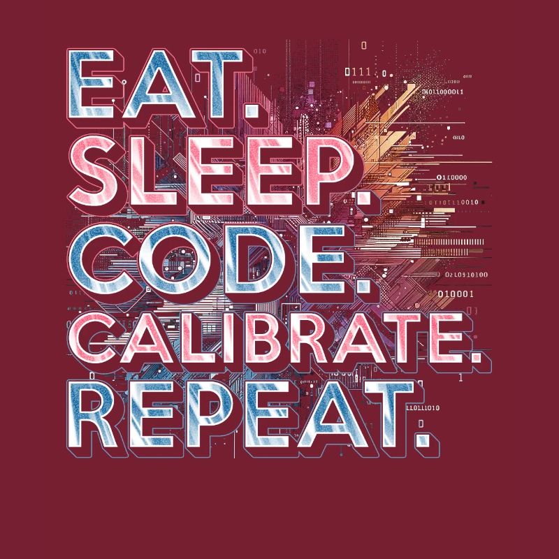 Robotik Ingenieur Eat Sleep Code Calibrate Repeat