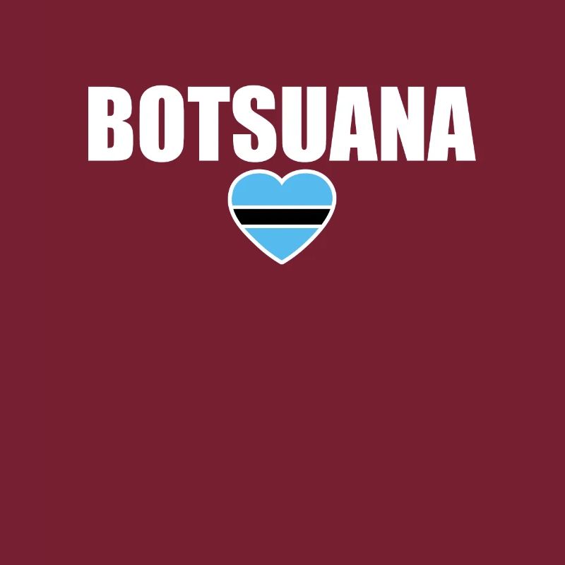 Botsuana Botswana Botsuanische Flagge