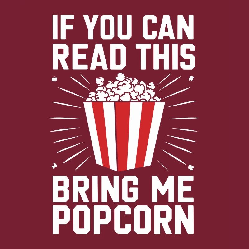 Lustiger Popcorn-spruch, Binge-watching-popcorn