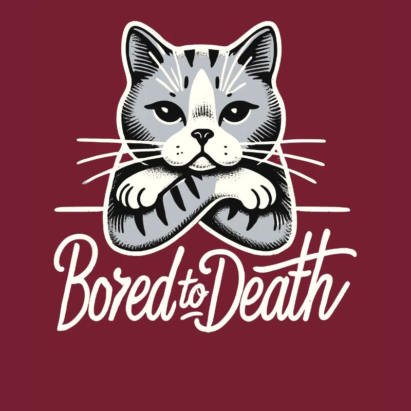 Emo Cat Design for Gothic Cat Lovers and