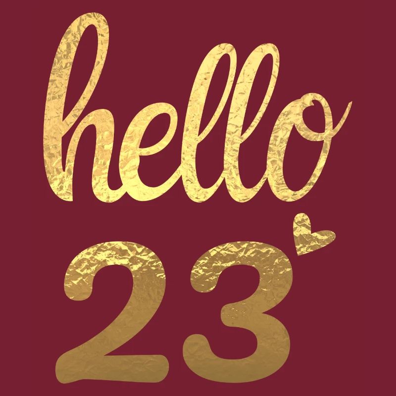 Hello 23 doré