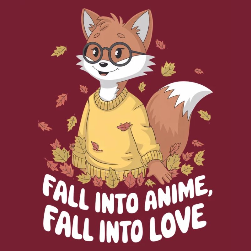 Tomber dans la conception Anime Fox