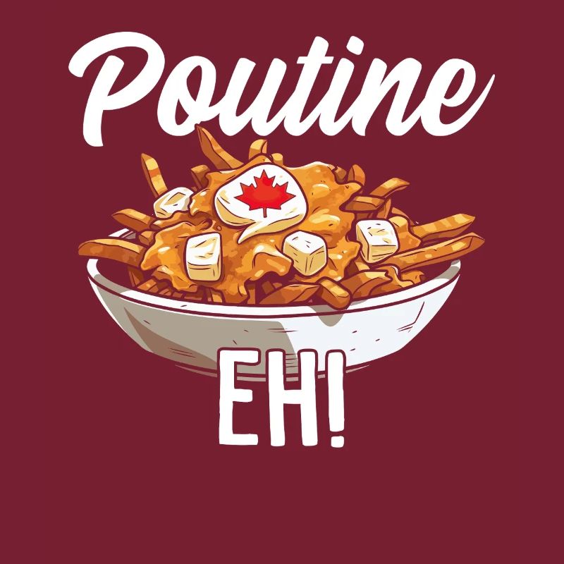 Poutine Eh Lustige Pommes Käse Quark Soße Poutine