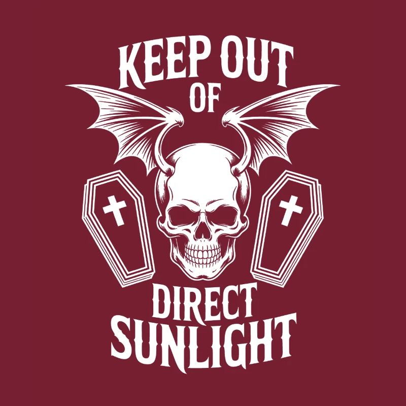 Tenir à l’abri de la lumière directe du soleil ! Vampire Goth Emo