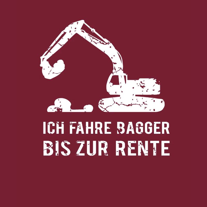 Bagger Tshirt | Baggerfahrer Baggerführer Bauarbei